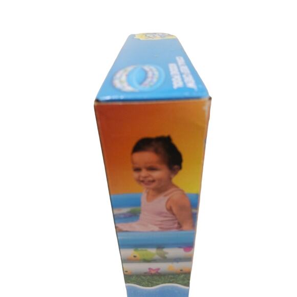 New 40" CORAL REEF INFLATABLE Child Swimming Pool Fish Tropical Ages 2 Yr+ w Box - Picture 9 of 13